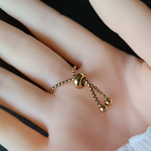 Gemmissime | Bague ajustable fait-main en pierres naturelles